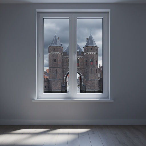Woonkamer in Meppeler woning met lichtinval door nieuw geplaatst kunststof schuifpui