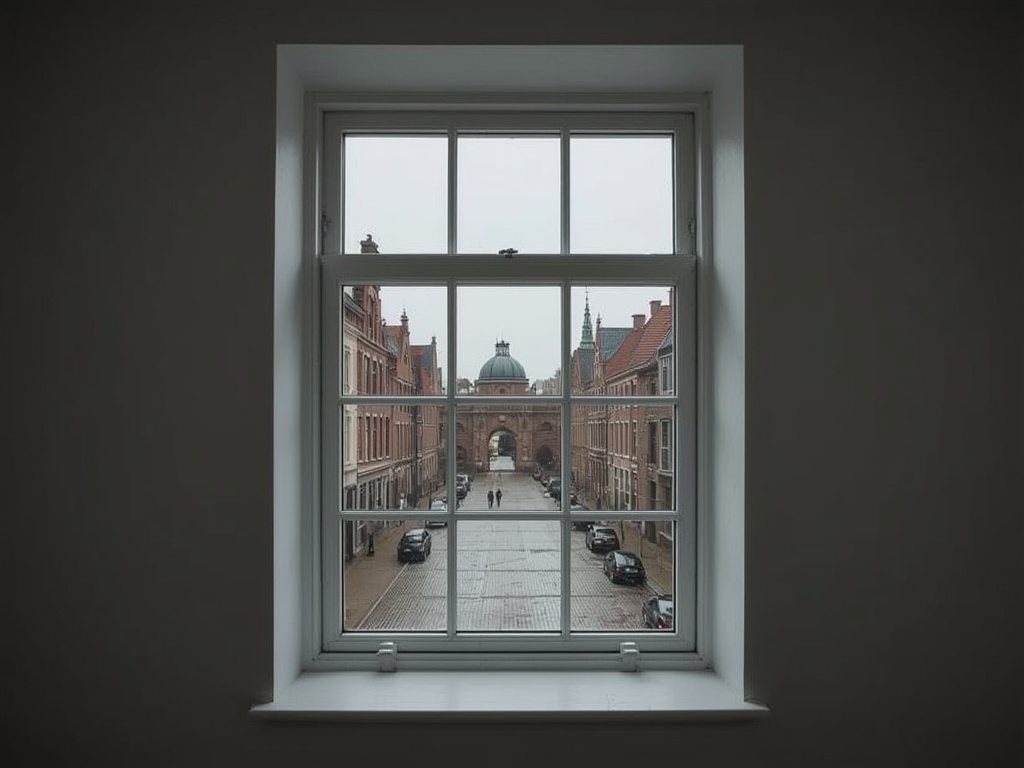 Interieur woonhuis Raalte met lichtinval door nieuwe kunststof kozijnen met uitzicht op de tuin
