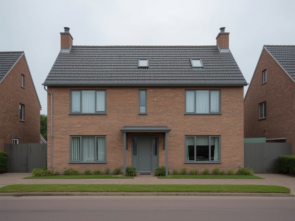 Verbouwde woonboerderij Dalfsen buitengebied met houtlook kunststof kozijnen