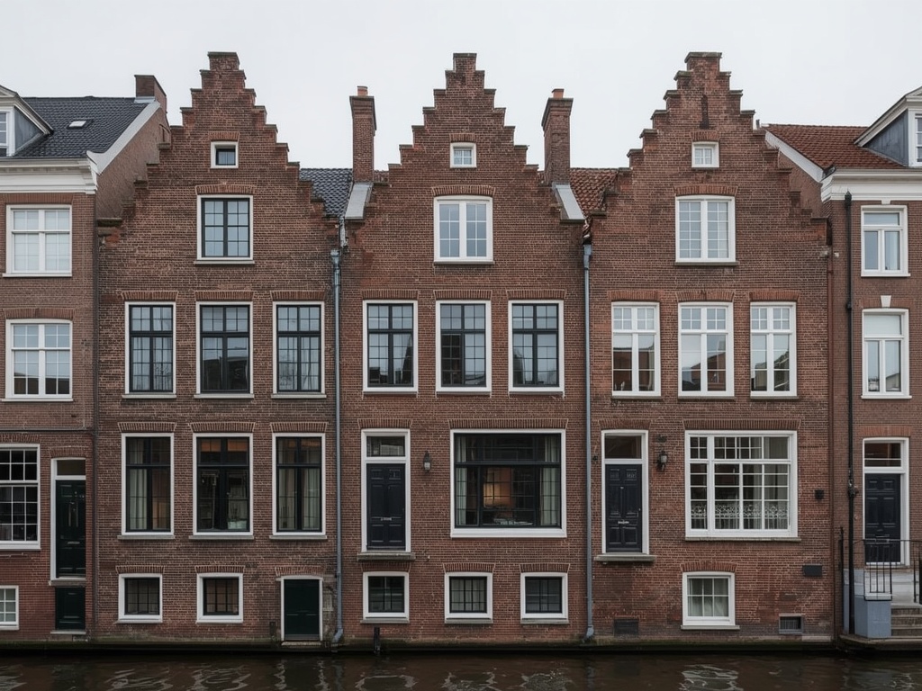 foto van ouderwetse huizen