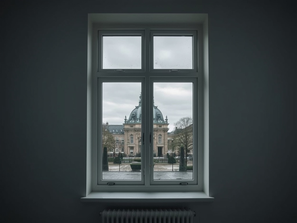 Binnenzicht woning Hardenberg met uitzicht door nieuwe kunststof kozijnen