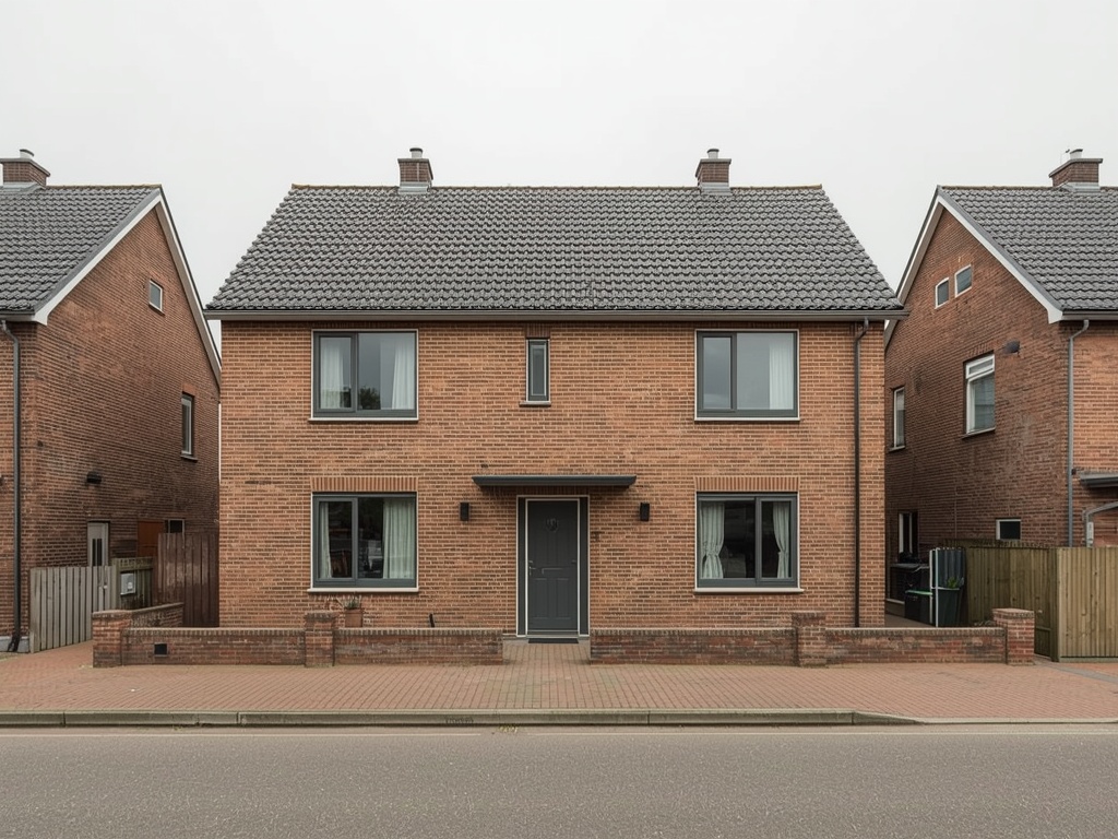 Vrijstaande woning Zwolle Aa-landen met antraciet grijze kunststof kozijnen