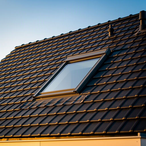 Wit kantelend kunststof dakraam met HR++ glas in een zolderkamer