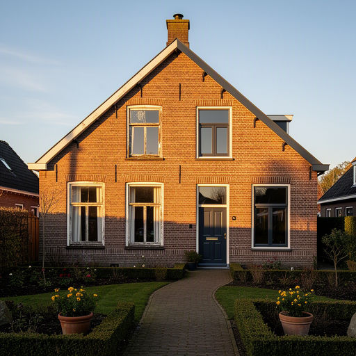 Witte kunststof kozijnen met HR++ glas in een jaren 60-rijtjeshuis
