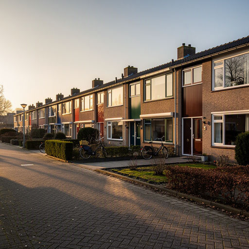 Monteur plaatst kunststof kozijnen bij een woning in Zwolle